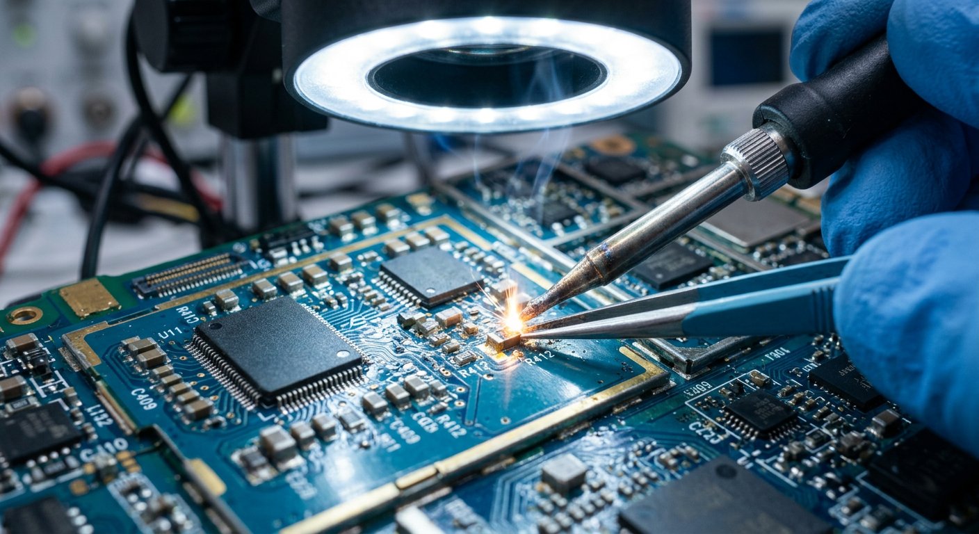 Microsoldering ile IC Değişimi